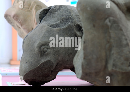 museum exhibit, muara jambi, jambi sumatra indonesia Stock Photo