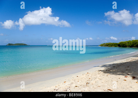 WEST INDIES Caribbean Grenadines Grenada Carriacou Island Paradise Beach at L'Esterre Bay Stock Photo