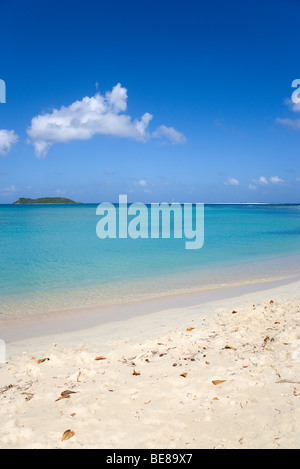 WEST INDIES Caribbean Grenadines Grenada Carriacou Island Paradise Beach at L'Esterre Bay Stock Photo