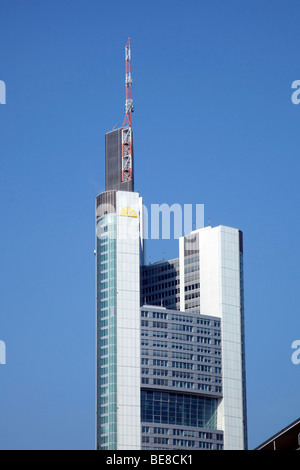 Headquarters of the Commerzbank bank in Frankfurt, Hesse, Germany, Europe Stock Photo