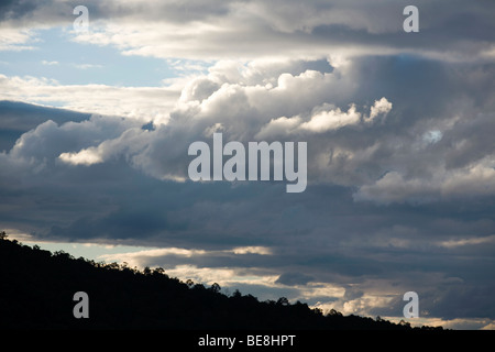 Stratocumulus Clouds Hunter Valley New South Wales Australia Stock Photo