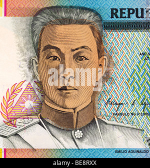 Philippine 5 Peso Banknote, Emilio Aguinaldo Portrait Stock Photo - Alamy