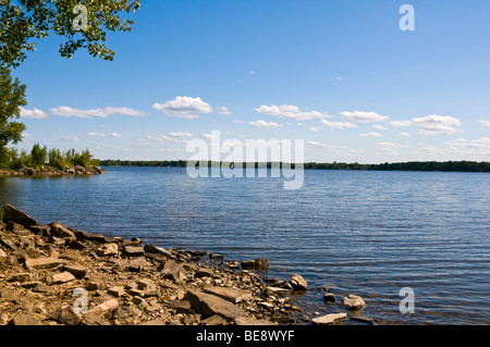 Baie d'Urfée lake Saint Louis Located on the west of the Montreal Island Province of Quebec Canada Stock Photo