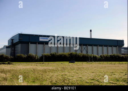 Iggesund Paper and wood pulp mill, part of Holmen Group , Siddick ...