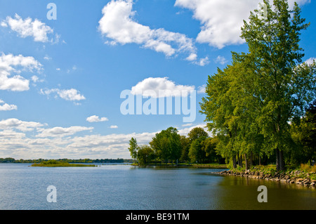 Baie d'Urfée lake Saint Louis Located on the west of the Montreal Island Province of Quebec Canada Stock Photo