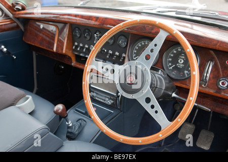 Jaguar Mk 2 dashboard Stock Photo