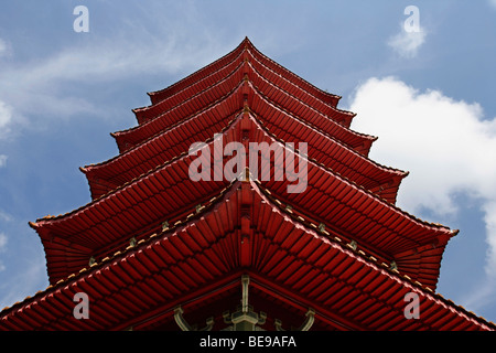 Close up of pagoda roof. Stock Photo