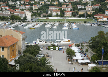 Croatia. Island Rab.City of Rab. Port. Stock Photo