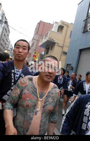 Japan, Tokyo: procession of yakuza during the Sanja Matsuri Stock Photo -  Alamy
