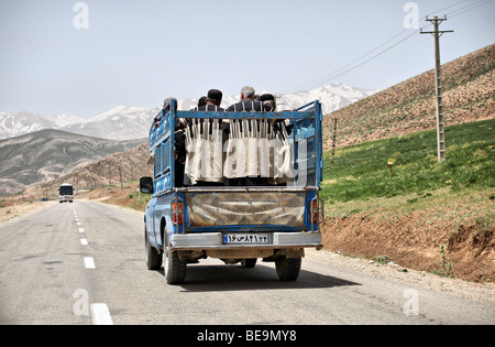 Iran, Zagros Mountains: The Bakhtiari shepherds. Stock Photo