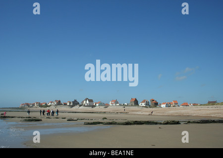 Audresselles France from the beach Stock Photo