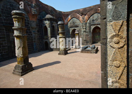 Qutub Shahi Mosque or Sona Masjid in Pandua near Malda India Stock Photo