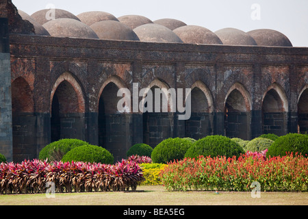 Adina Mosque or Jama Masjid in Gaur in Bengal State India Stock Photo