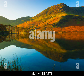 Lake Buttermere Lake District National Park Cumbria England Stock Photo