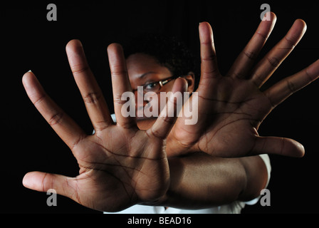 African woman's hands Stock Photo