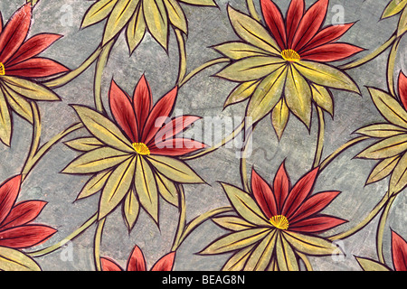 detail of classic floral pattern photo background Stock Photo