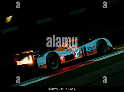 The Le Mans Series 1000km of the Algarve taking place during the night at the Autódromo Internacional do Algarve, near Portimão Stock Photo