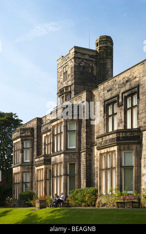 UK, England, Yorkshire, Keighley, Cliffe Castle Museum in public park Stock Photo