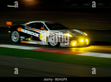 The Le Mans Series 1000km of the Algarve taking place during the night at the Autódromo Internacional do Algarve, near Portimão Stock Photo