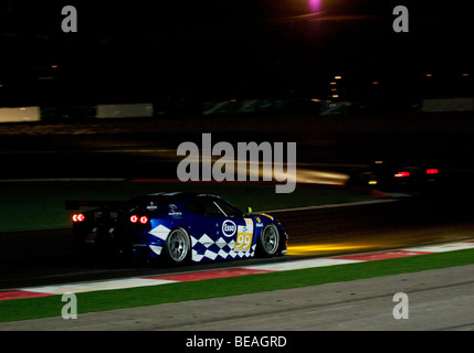 The Le Mans Series 1000km of the Algarve taking place during the night at the Autódromo Internacional do Algarve, near Portimão Stock Photo