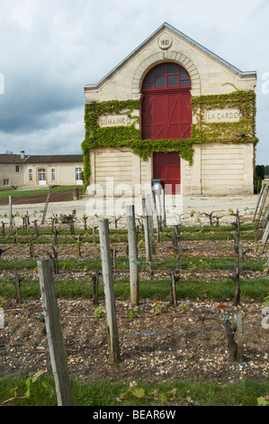 winery building vineyard chateau la garde pessac leognan graves bordeaux france Stock Photo