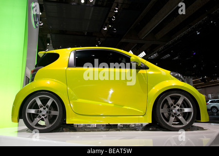 The Toyota IQ concept at a European motor show Stock Photo