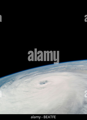 Hurricane Helene Sept 2006 photographed from the Space Shuttle Atlantis. Optimised version of original NASA image. Credit NASA Stock Photo