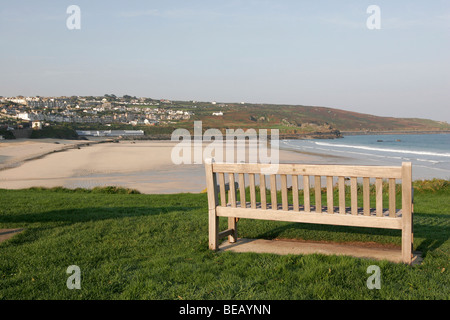 Porthmeor beach in St Ives, Cornwall Stock Photo