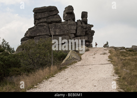 rocks in polish mountains last summer Stock Photo