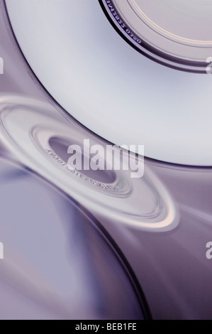 Close-up of compact discs Stock Photo