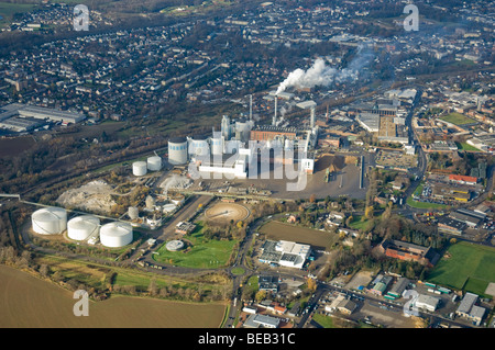 Aerial Photo Of Sugar Factory Juelich, Sugar Beets, Germany Stock Photo 