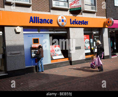 Alliance Leicester branch, Ipswich, Stock Photo