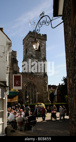 St Thomas's Square Salisbury Wiltshire England UK Stock Photo