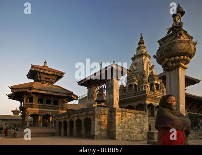 Architecture, Durbar Square, Bhaktapur, Nepal Stock Photo