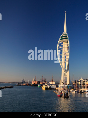 Spinnaker tower, Gunwharf Quays, Portsmouth Harbour. Stock Photo