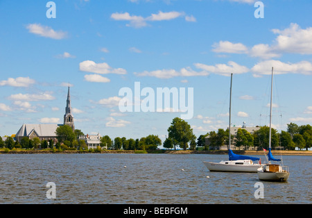 Lake Saint Louis Beaconsfield West Island of Montreal Stock Photo