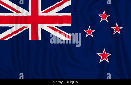 New Zealand flag Stock Photo - Alamy