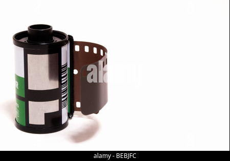 35mm film canister Stock Photo