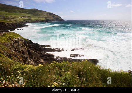 Coumeenoole beach, Dingle Peninsula, Kerry, Ireland Stock Photo