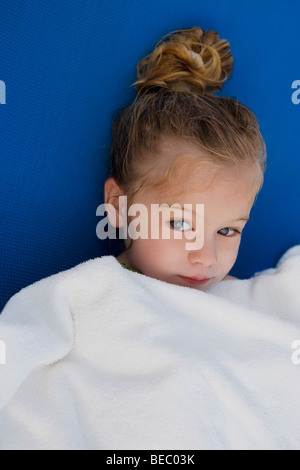 Close-up of a baby girl Stock Photo