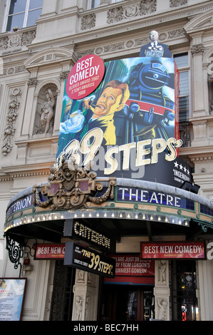 John Buchan's The 39 Steps, Criterion Theatre, Piccadilly Circus, City of Westminster, London, England, United Kingdom Stock Photo