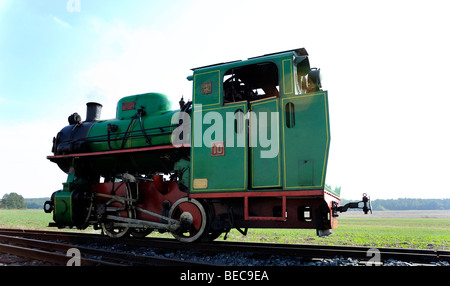 Steam Locomotive coal tank engine railway Stock Photo