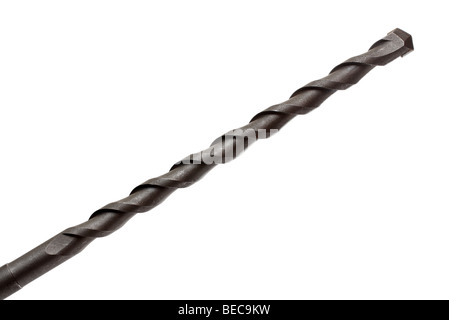 drill tool close-up isolated on white Stock Photo