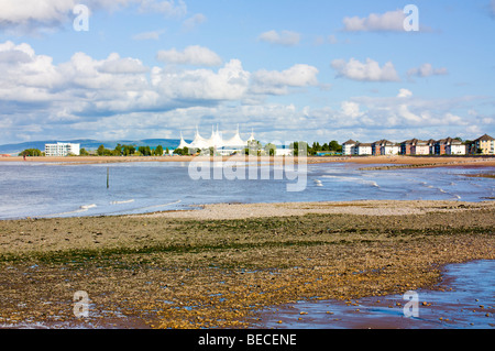 The beach at Minehead, Somerset, England UK Stock Photo