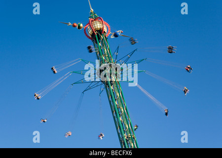 The Star Flyer in Tivoli, Copenhagen, Denmark Stock Photo