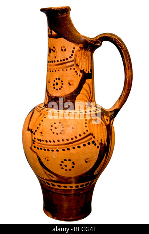 Ancient jug from 300 BC Stock Photo