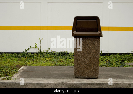 Close-up of a garbage bin Stock Photo