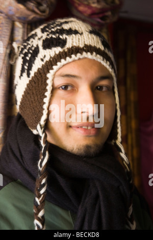 The population of Nepal is a mosaic of diverse ethnic groups lncluding Sherpa Stock Photo