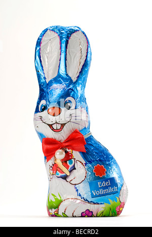 Chocolate Easter bunny Stock Photo