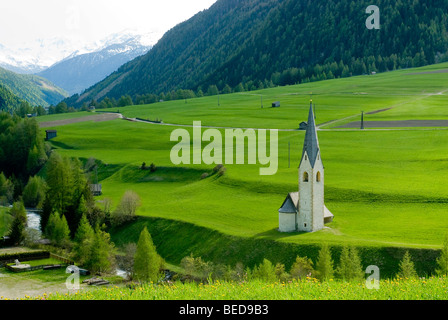 Mountain church near Kals, Grossglockner mountain, East Tyrol, Austria, Europe Stock Photo